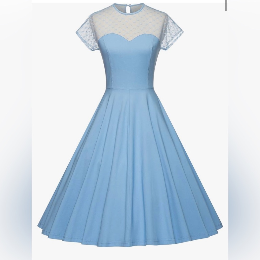 Vintage 50s midi dress
